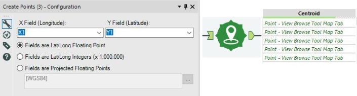 Create Points Alteryx
