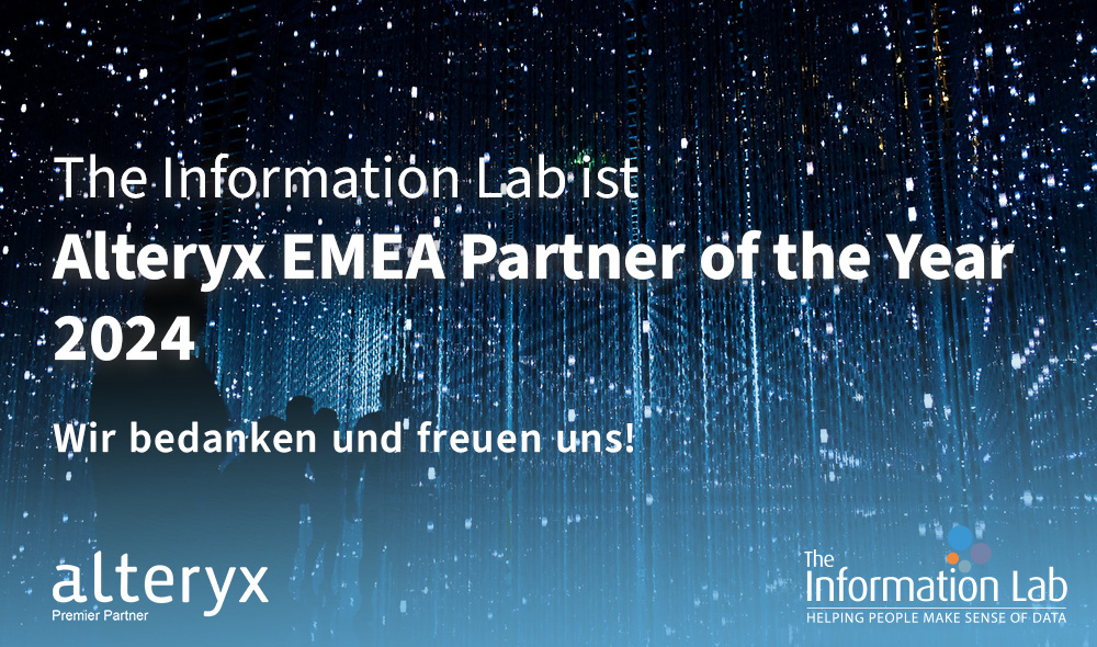 The Information Lab ist: <br> Alteryx EMEA Partner of the Year 2024