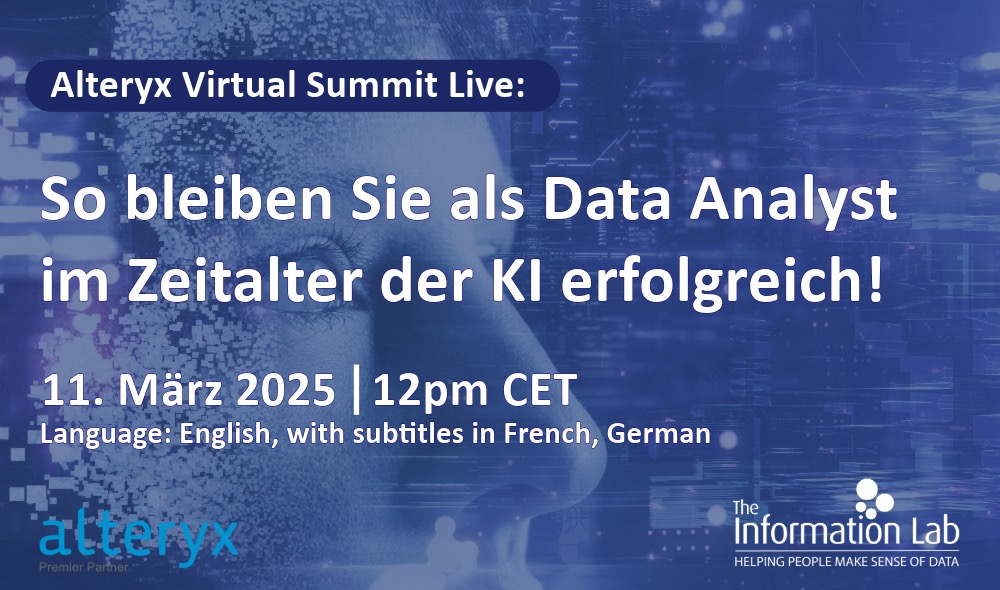 Alteryx Virtual Summit Live: How to be a Data Analyst in the Age of AI