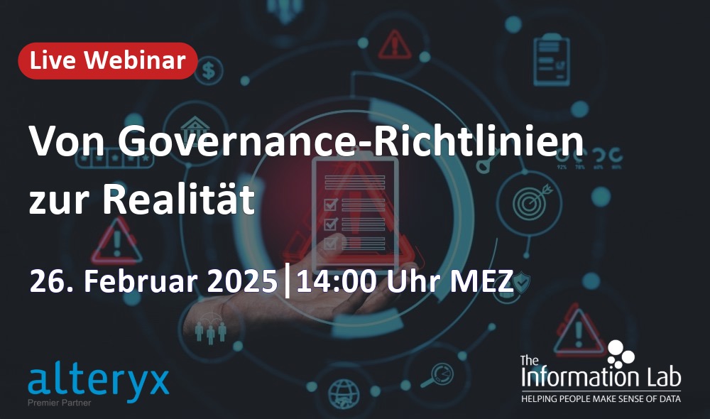 Alteryx Webinar – Von Governance-Richtlinien zur Realität