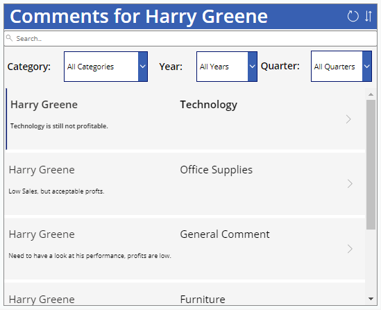 Comments for Harry Greene