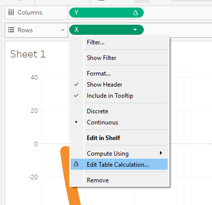 Table Calculation